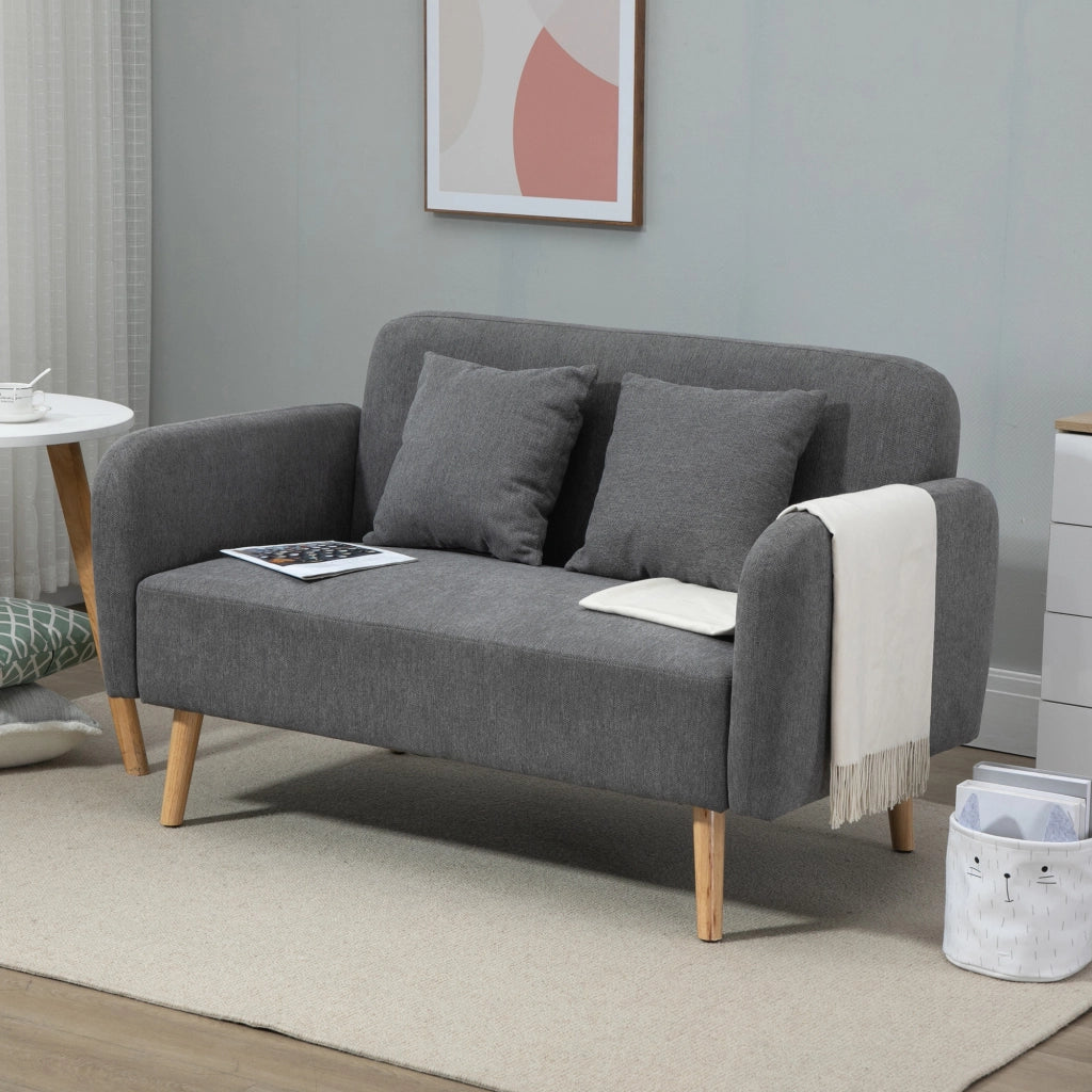 Divano 2 posti ¨C Minimal ¨C Grigio 130x70x80 cm