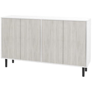 Buffet ¨C zephmum ¨C bianco e grigio 121x37x75 cm