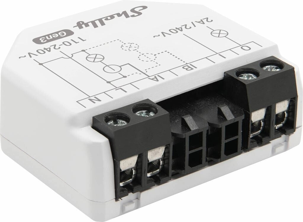 Shelly EM Gen3 con Pinza 50A - Misuratore Energia Wi-Fi