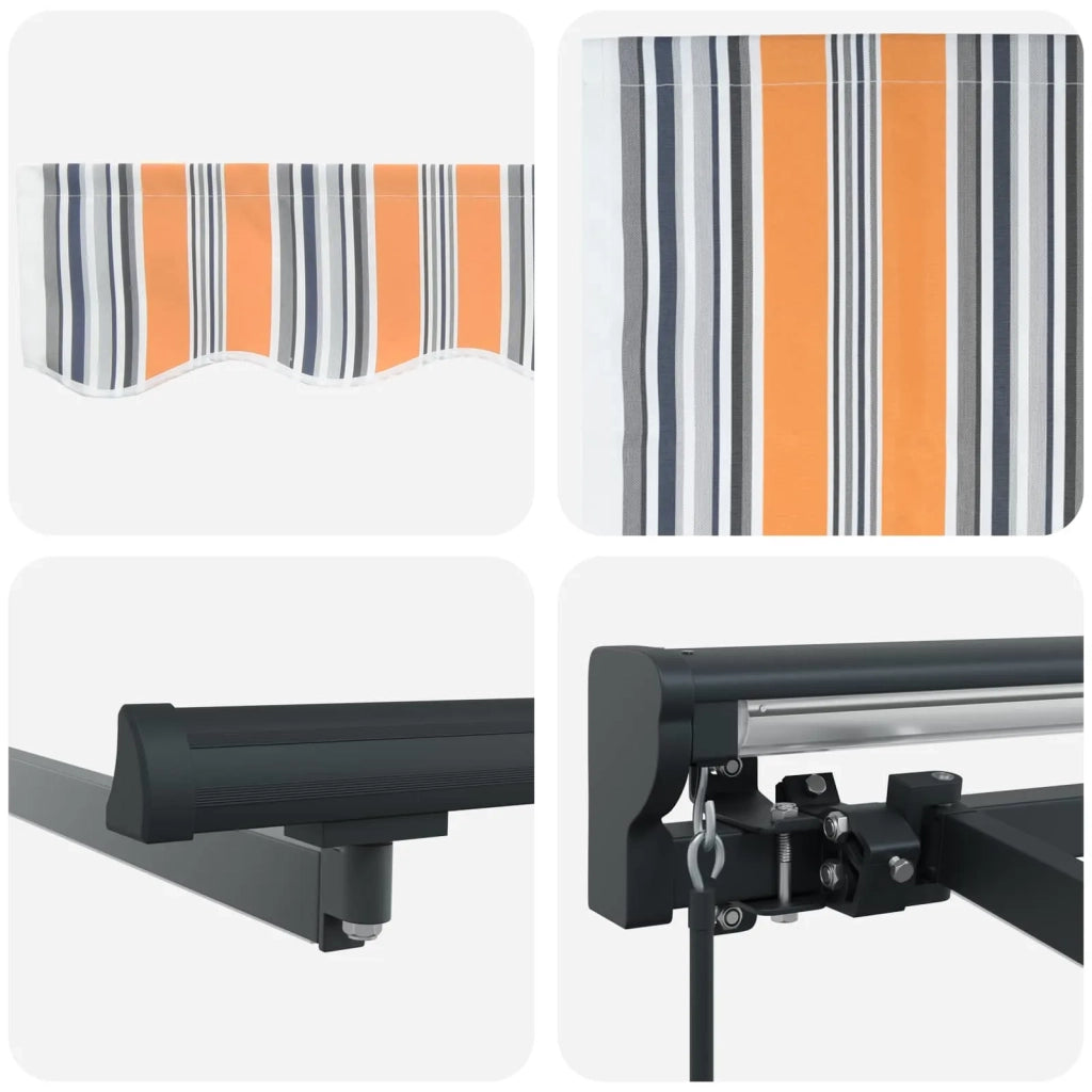 Cornice per Tenda Manuale con LED 5 x 3 m 3420924