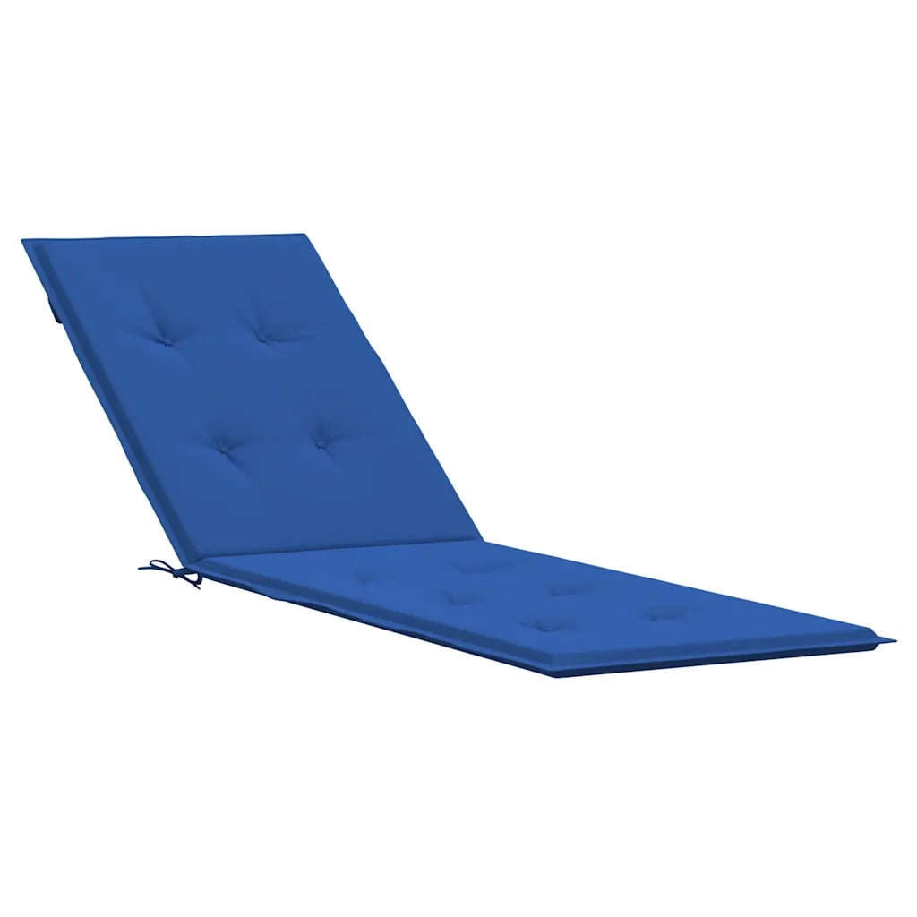 Cuscino per Sdraio Blu Reale (75+105)x50x4 cm 314183