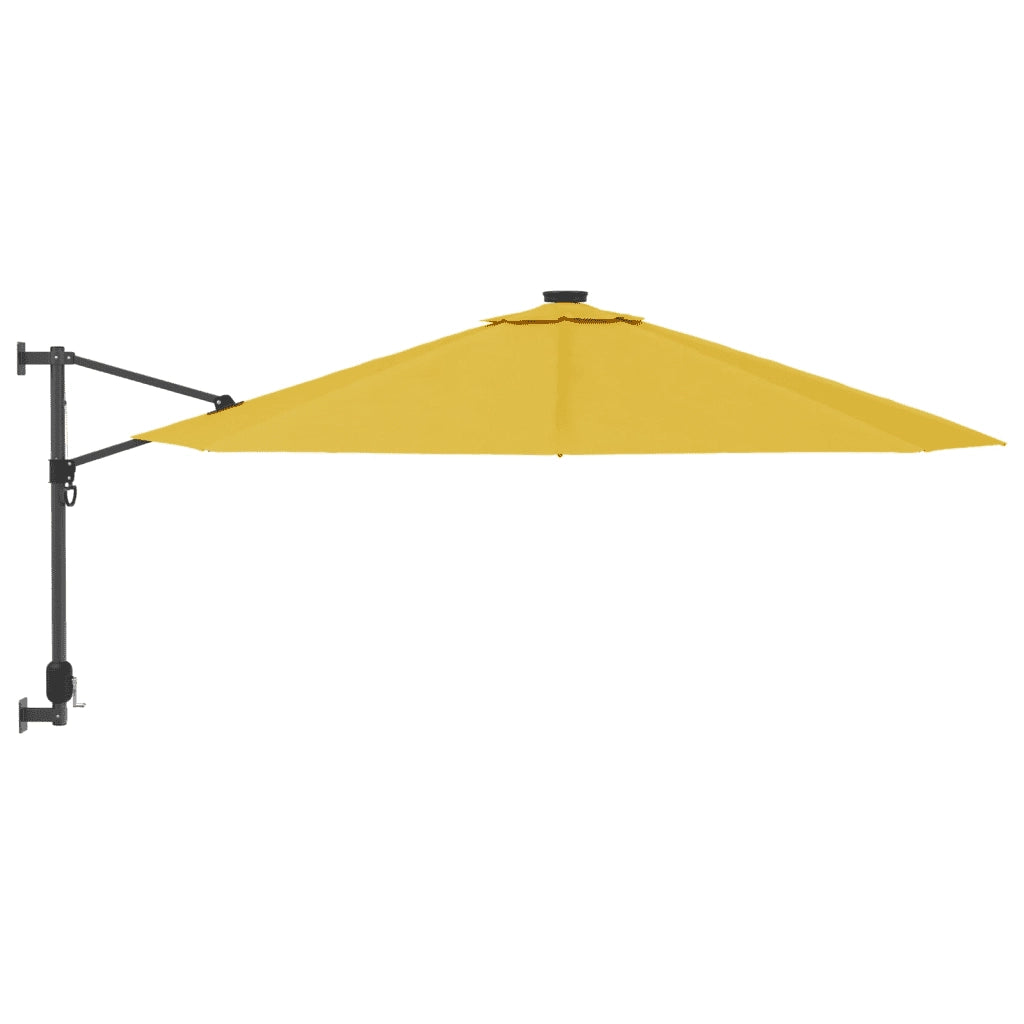 Ombrellone a Parete Giallo 290 cm 362892