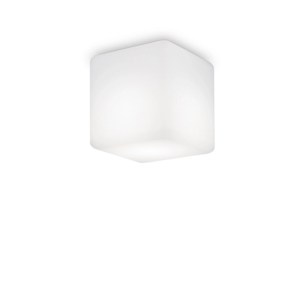 Plafoniera Moderna Luna Alluminio Bianco 1 Luce G9 3W 3000K Luce Calda