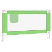 Sponda Letto di Sicurezza per Bambini Verde 140x25cm in Tessuto CFW4262837