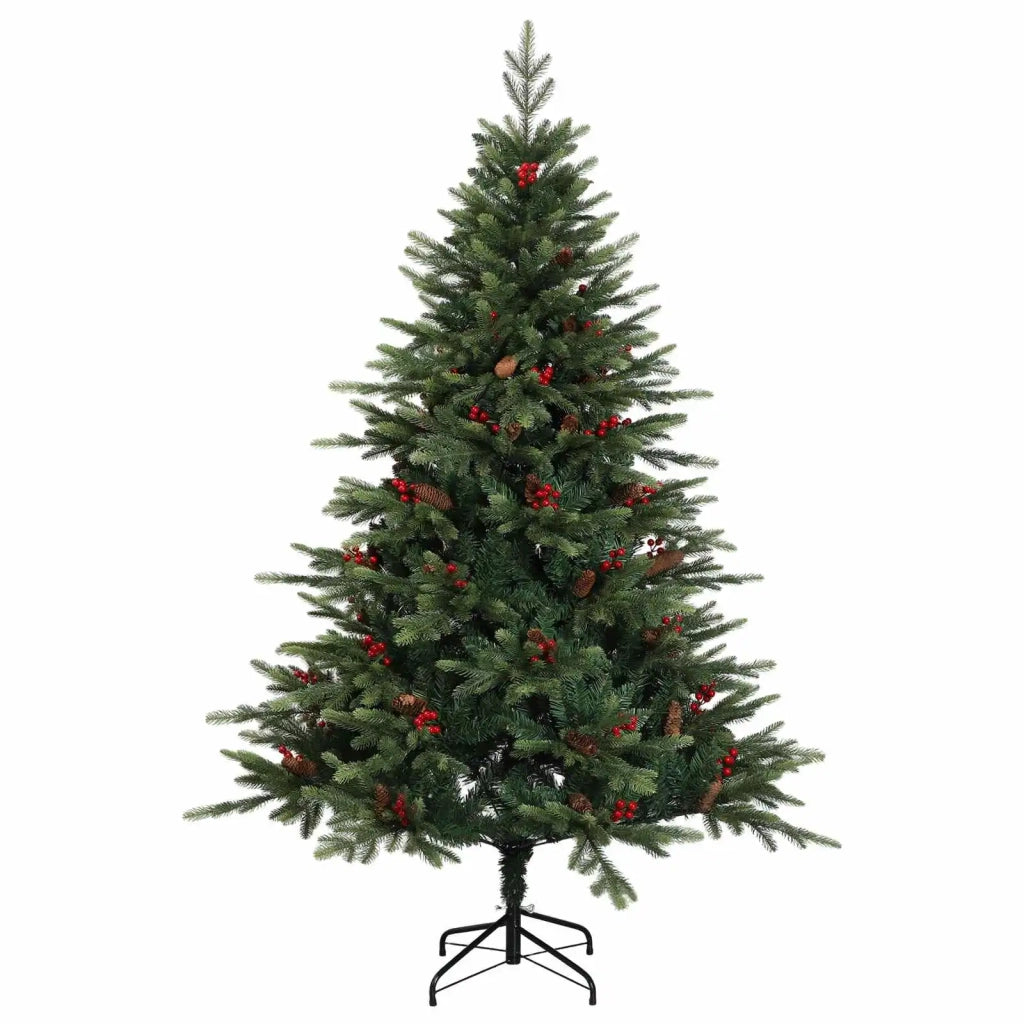 Albero di Natale Artificiale con Rami Pieghevoli 240 cm 300 LED 3466269