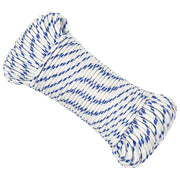 Corda multiuso 4 mm 25 m Bianco e Blu PP 105 kg Carico massimo 3473097