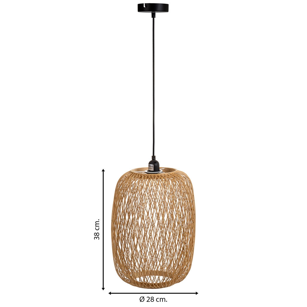 Plafoniera marrone d28x38h cm