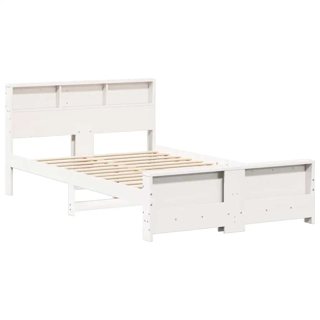 Struttura del letto Bianco 120 x 190 cm Legno multistrato