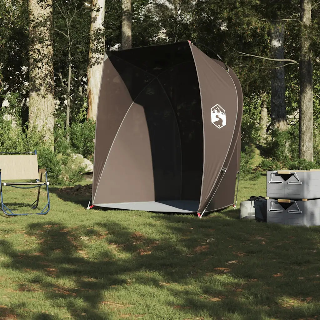 Tenda da Pesca-Tenda da campeggio Marrone Impermeabile 388806