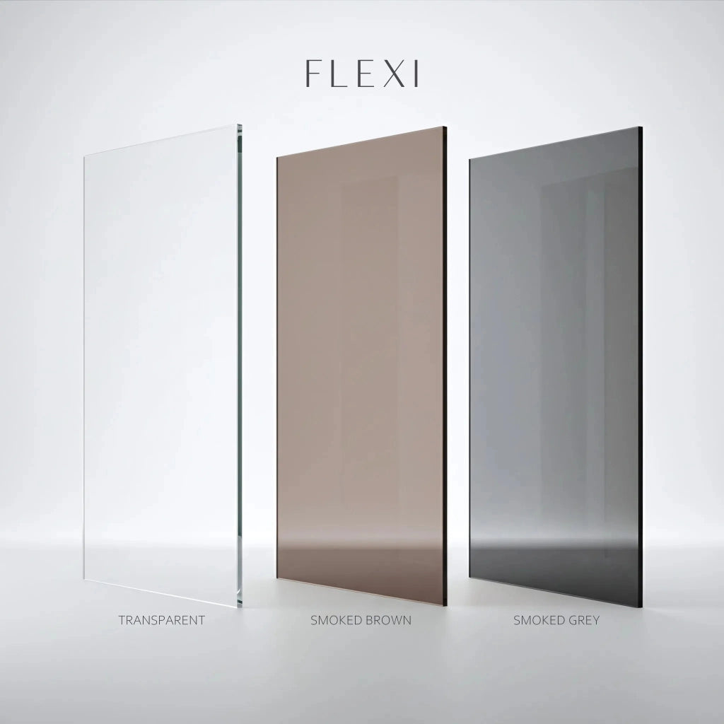 Parete Doccia Rea Flexi Transparent / Chrome 70