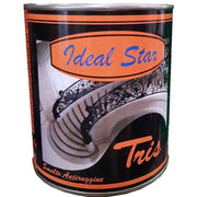SMALTINO ANTIRUGGINE 'TRIS' IDEAL STAR 0,375 lt - Cuoio - IDEAL STAR