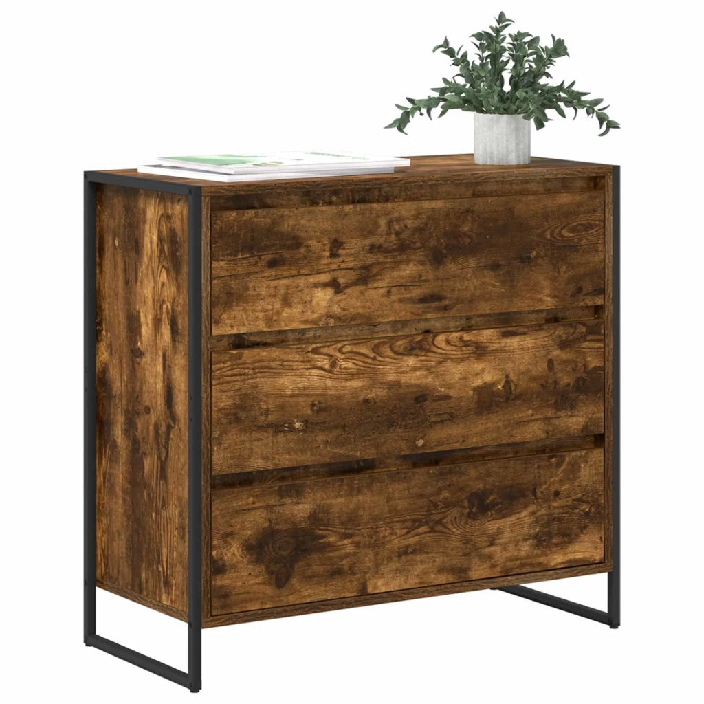 Credenza-Buffet-Armadio da cucina Quercia Fumosa 79 x 36 x 75.5 cm Legno multistrato