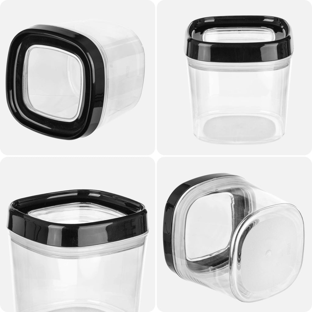 Contenitore per alimenti KADAX per spezie e prodotti sfusi con coperchio, 0,6 l, in plastica.