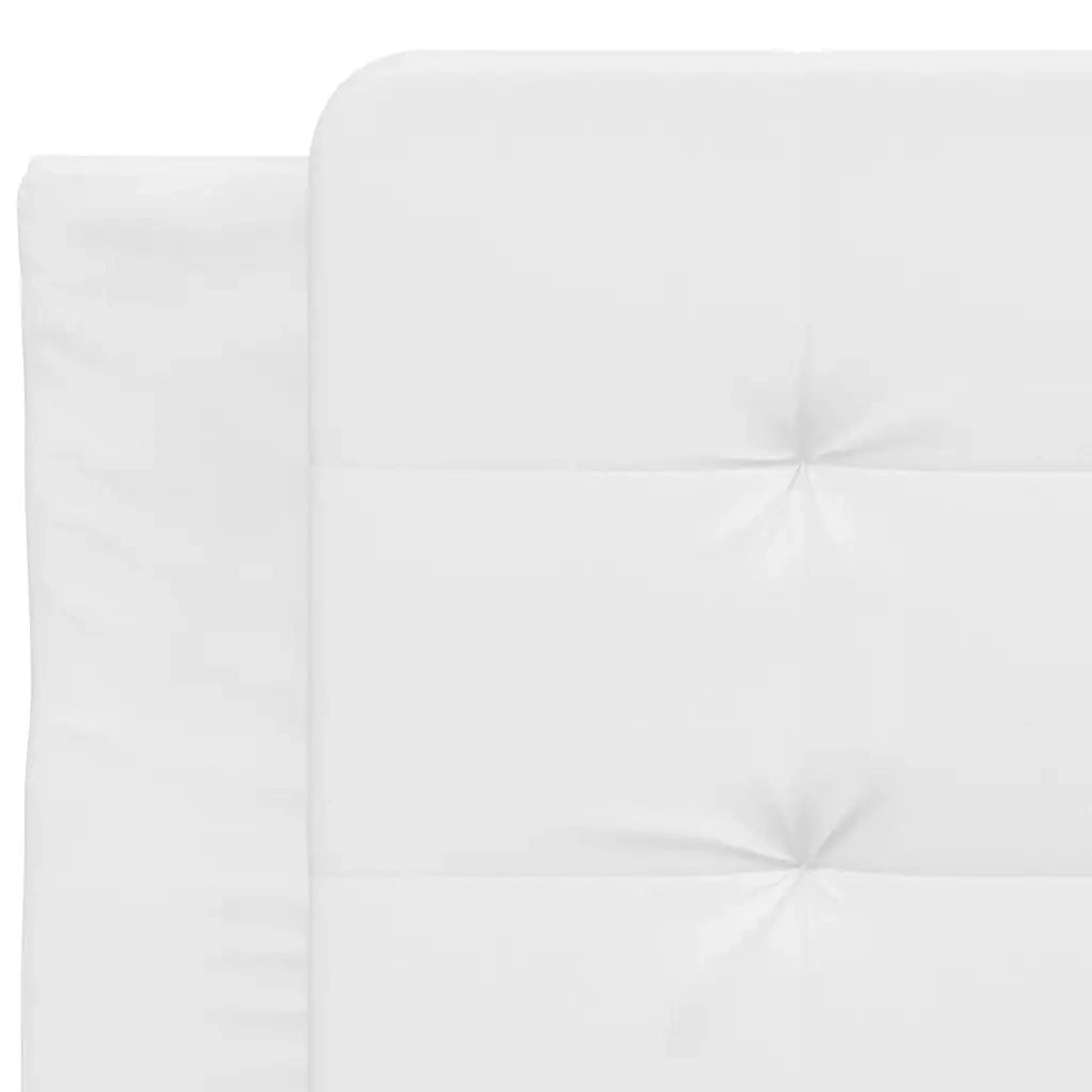 Giroletto senza Materasso Zadar Bianco 100x200 cm in Similpelle