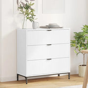 Credenza-Buffet-Armadio da cucina Bianco 79.5 x 33 x 82 cm Legno multistrato