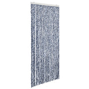 Zanzariera Blu e Bianco 90x200 cm Ciniglia CFW6265492