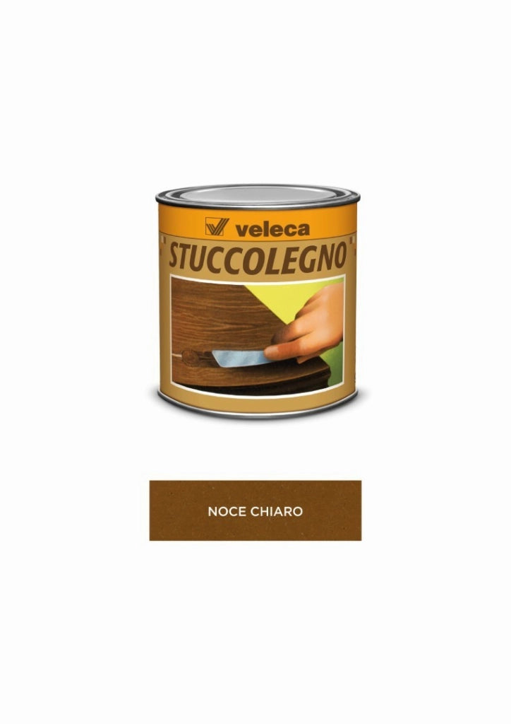 Stucco Legno Noce Chiaro Grammi 250 - Veleca