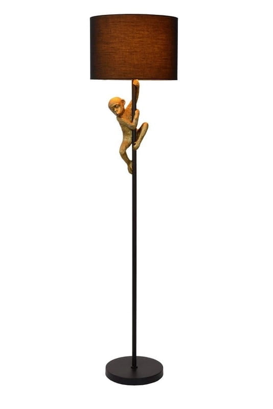 Lampada da terra Lucide Extravaganza Chimp E27 nera