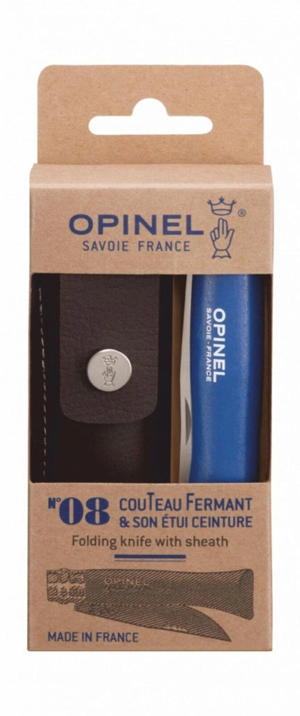 Opinel N°08 Camper/scout Blu