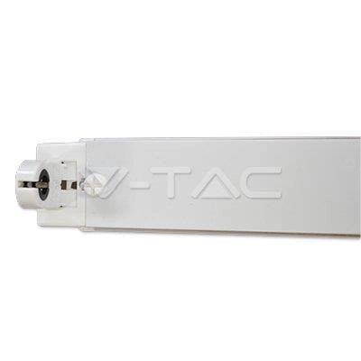 Staffa per tubo LED T8 1x60cm bianca V-TAC VT-16010
