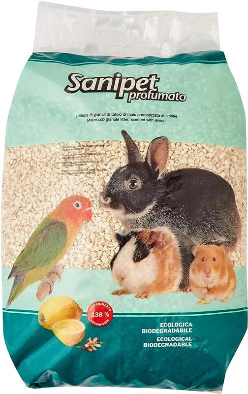 SANIPET LETTIERA PROFUMATA DI TUTOLI DI GRANO FORMATO 1 KG