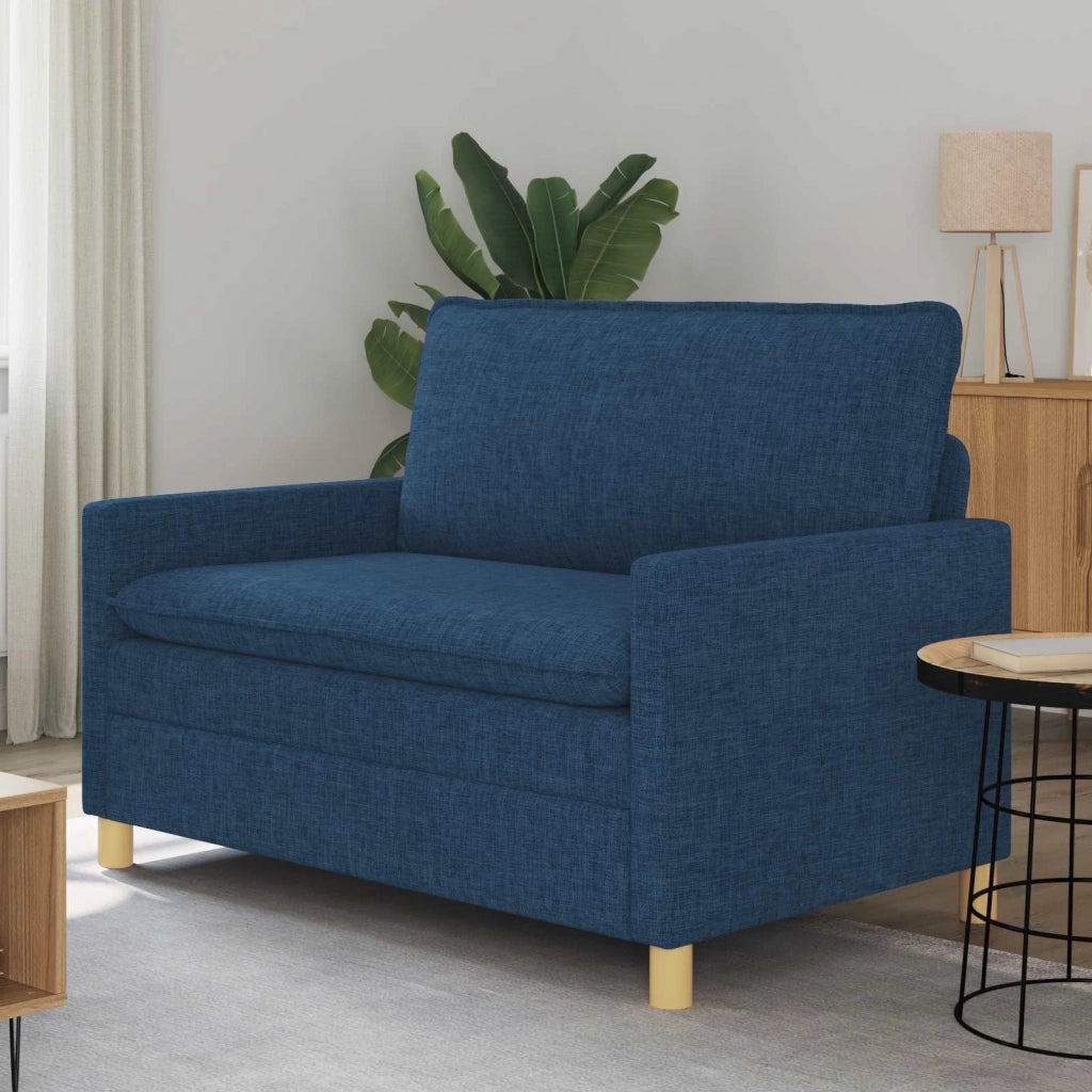 Divano | Divano da soggiorno | Sofa Blu Tessuto