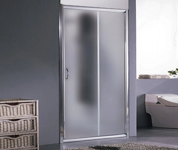 Porta Doccia Scorrevole Cristallo 6mm Opaco h190 cm Melada Opaco 6mm,106/110 cm