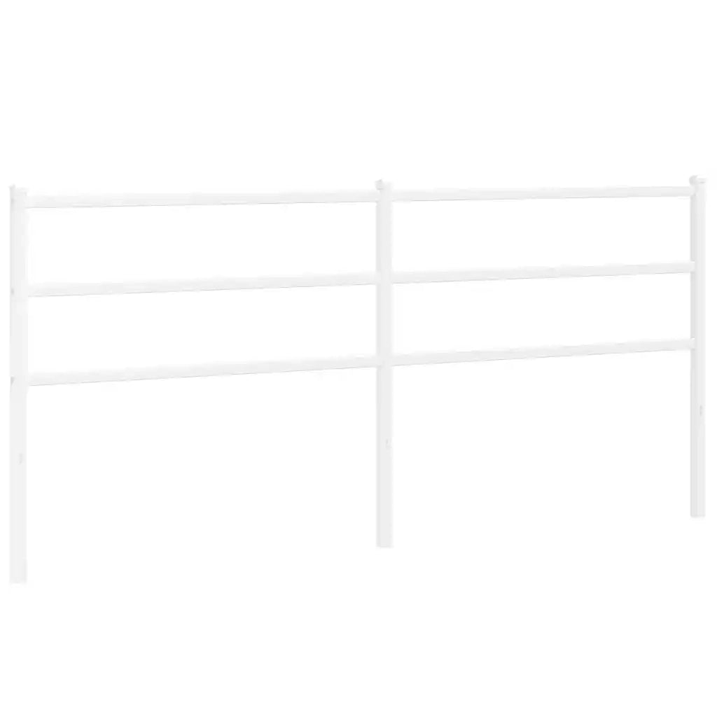 Testiera di Ricambio in Metallo Bianco 193 cm 355451
