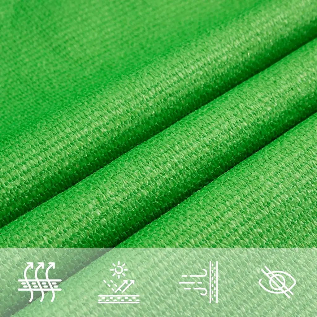 Vela Parasole 160 g/m² Verde Chairo 3,5x4,5 m in HDPE 311296