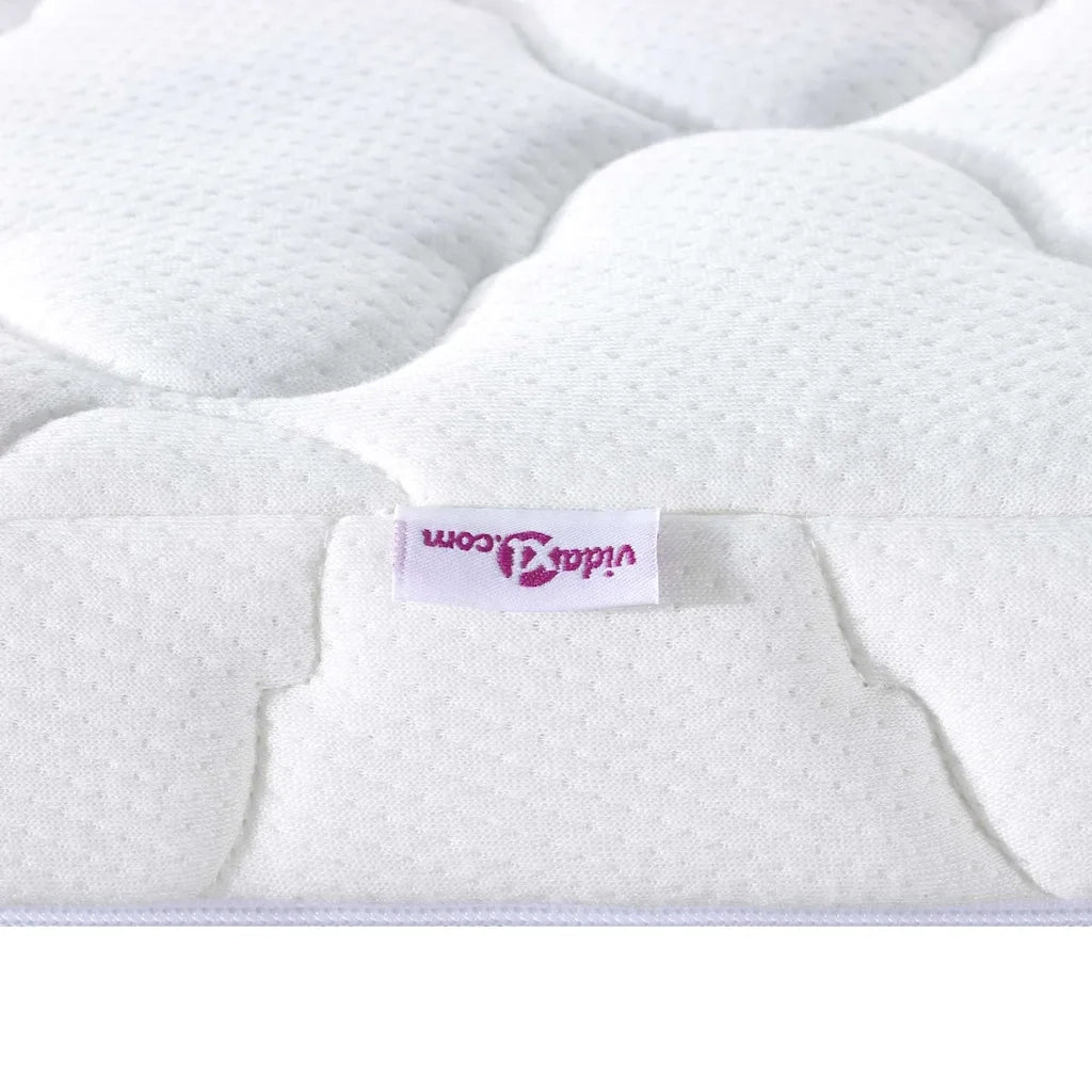 Topper al cocco Bianco 80 x 200 cm Tessuto Jacquard 4106391