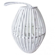 Lanterna Gisele in Vimini Bianco