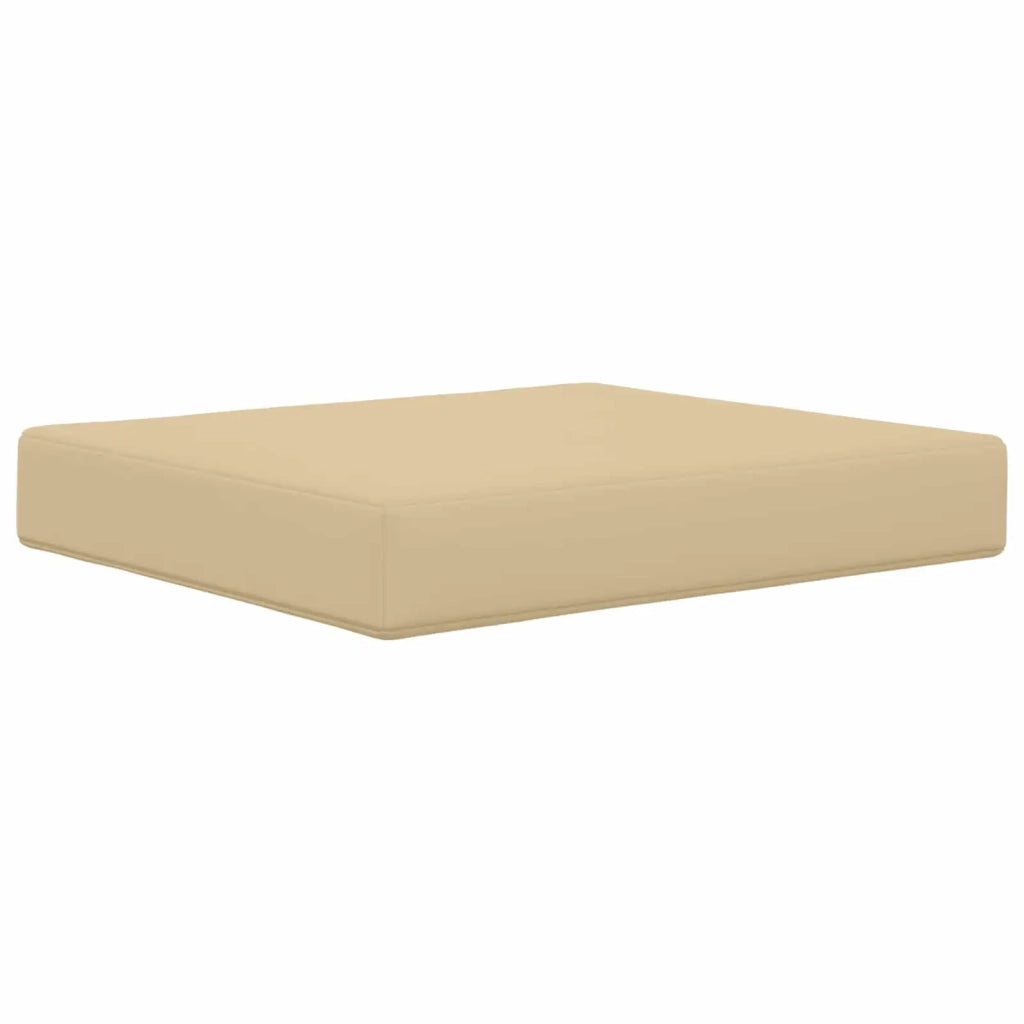 Cuscino per divano da esterno Poliestere Beige 60 x 50,5 cm 900781
