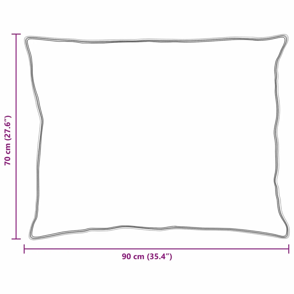 Piumone | Duvet Estivo con cuscino 3 pz Bianco Microfibra
