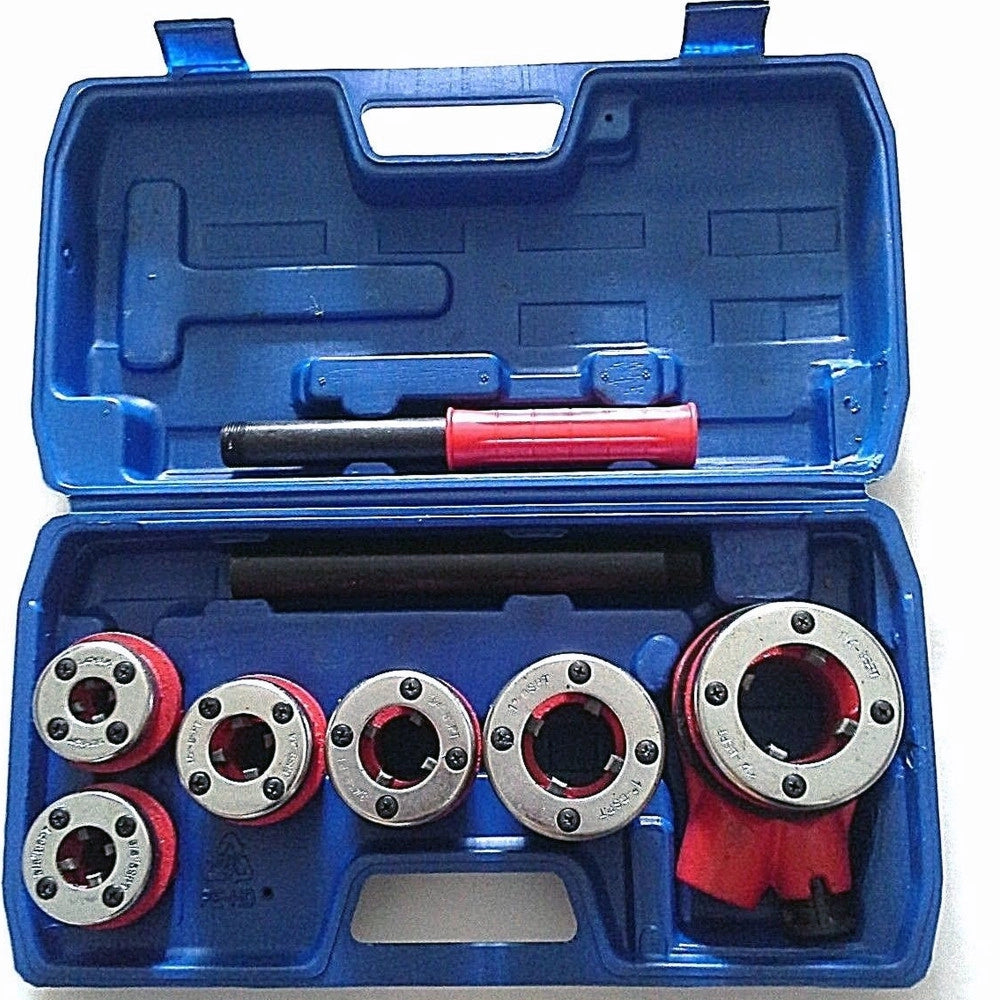 Trade Shop - Filiera Professionale Manuale Per Tubi Idraulici Completa Con Leva In Valigetta -