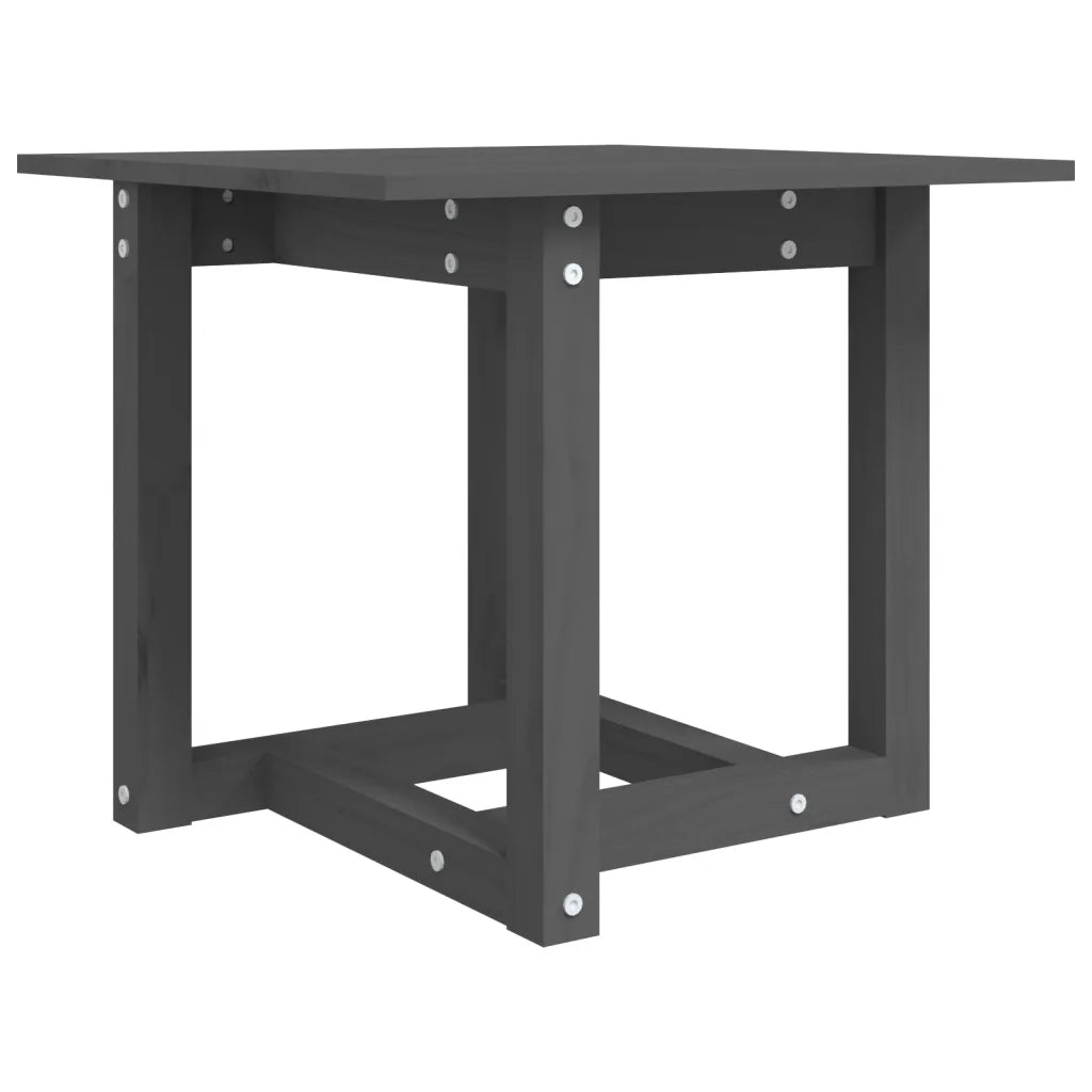 Tavolino da salotto | Tavolino da caff¨¨ | Tavolino da Soggiorno Grigio 50x50x45 cm Legno Massello di Pino