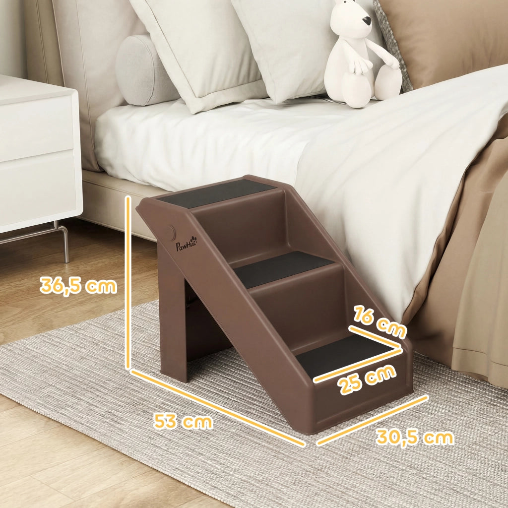 Scala per cani 3 gradini 36,5 cm ¨C Minimal ¨C marrone