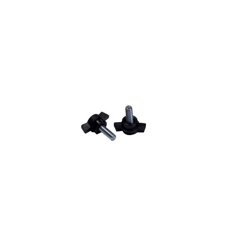 VOLANTINO A FARFALLA CON PERNO FILETTATO 4 mm - 50 pezzi