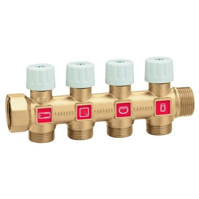 COLLETTORE COMPONIBILE CON RUBINETTI- 3/4 x 3 deriv.- CALEF- pezzi 1