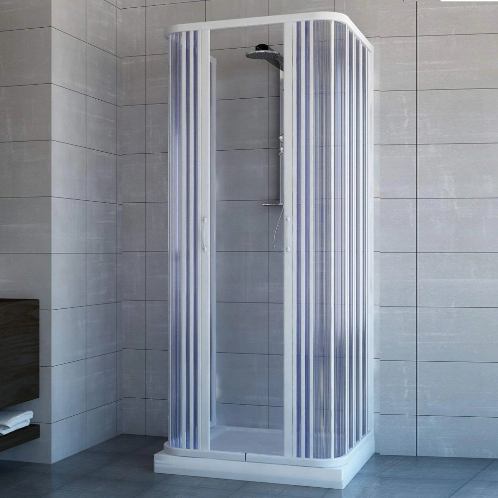 Box doccia Saturnia 3 lati 70x90x70 cm apertura centrale