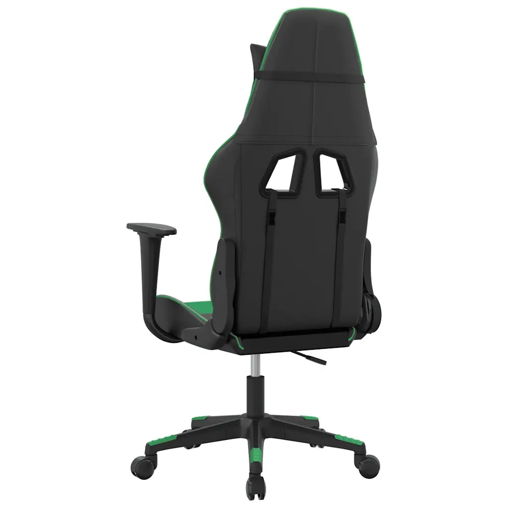 Sedia da Gaming | Sedia da e-sports Nera e Verde in Similpelle