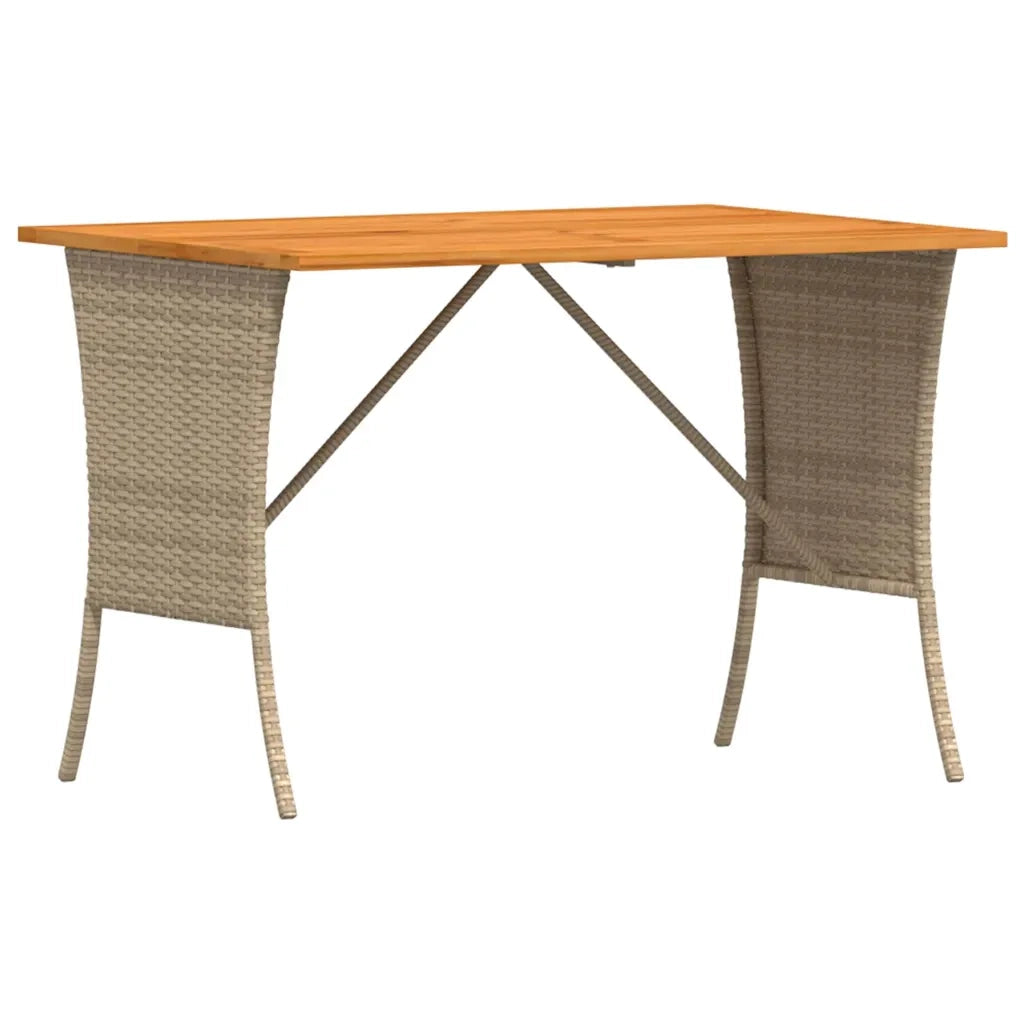 Set Divano da Giardino 3 pz | Set Salotto da Giardino con Cuscini Beige in Polyrattan