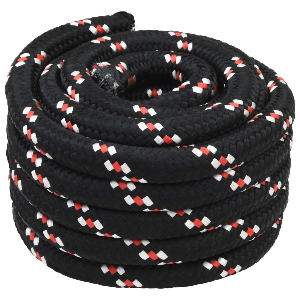 Corda da Barca 4 mm 10 m Nero e Rosso 42029562