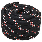 Corda da Barca 4 mm 10 m Nero e Rosso 42029562