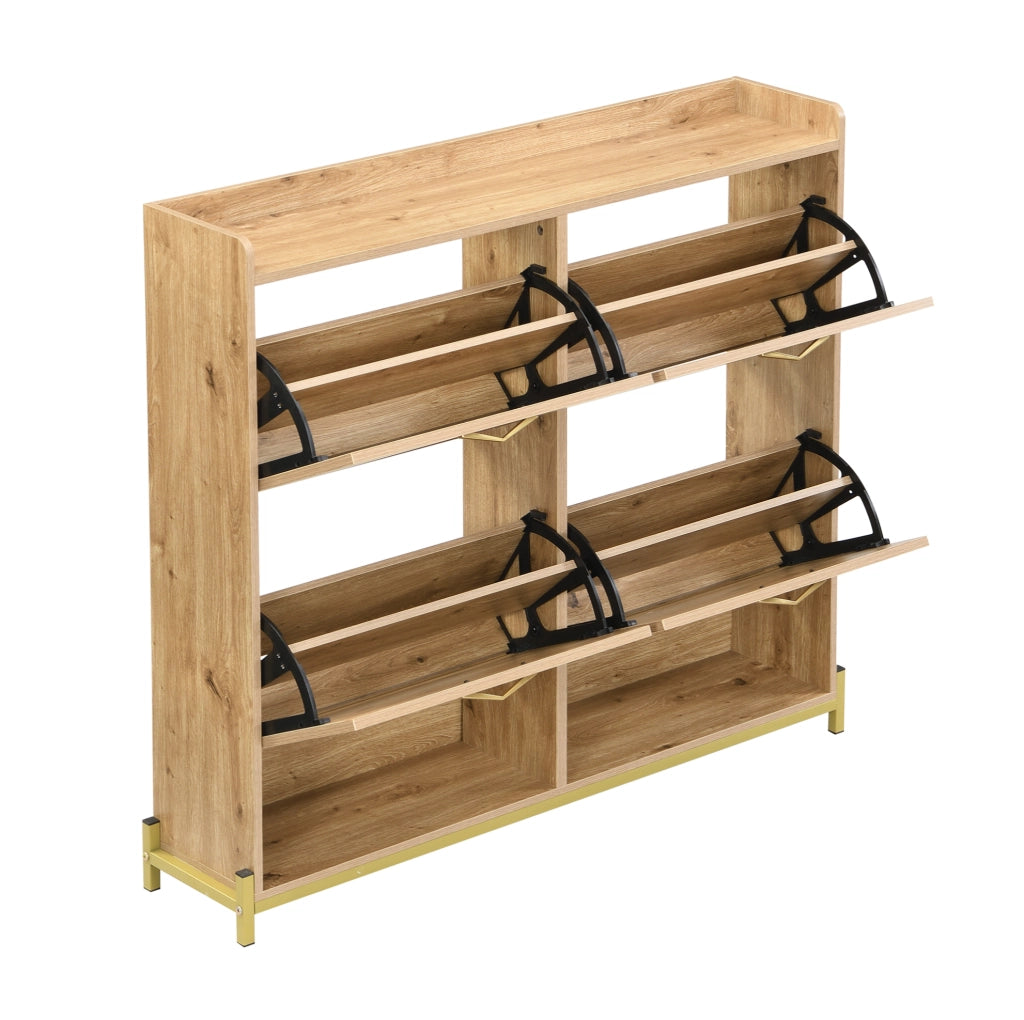 Scarpiera salvaspazio in MDF 108,5x24x100 cm