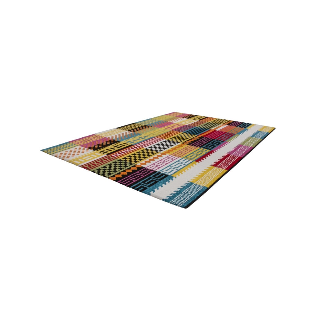 Tappeto a pelo corto Caribbean Multicolor 80x150 cm
