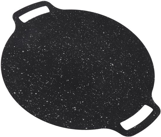 Piatto Grill a Gas 30cm - Antiaanbaklaag - Maifan Steen - 30cm - Per Esterno - Piatto Barbecue