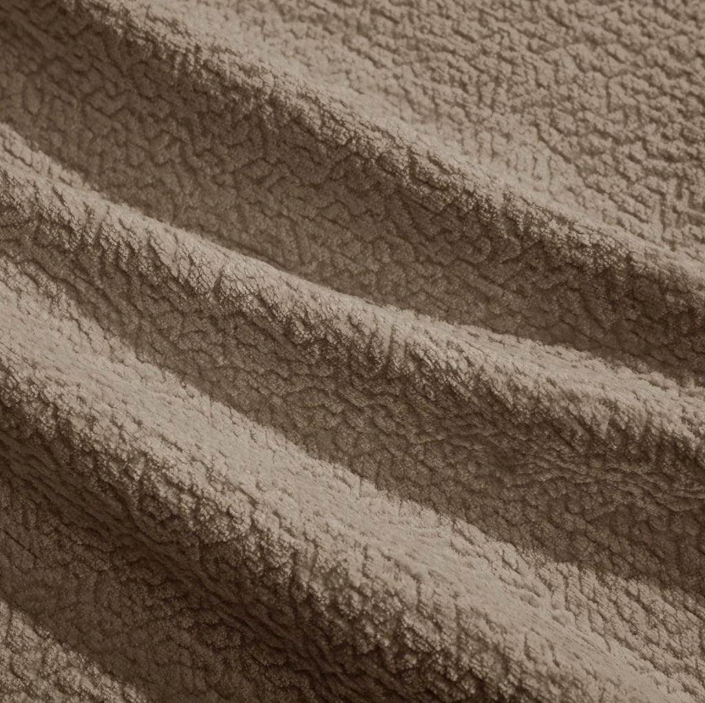 Divano 3 posti in chenille marrone con 2 cuscini decorativi e design trapuntato, cuscini seduta spessi e schienale ergonomico