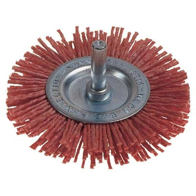 SPAZZOLA FIBRA CIRCOLARE + GAMBO PG  497.05 MM  75 GRANA  80 G.MM 6