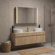 Set di Armadi da Bagno 4 pz Rovere Sonoma Legno ingegnerizzato 3406665