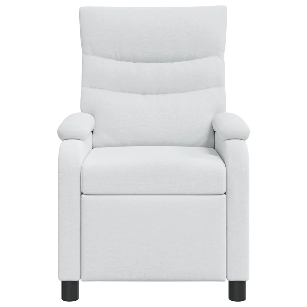 Poltrona Massaggiante Bianco Tessuto 42034918
